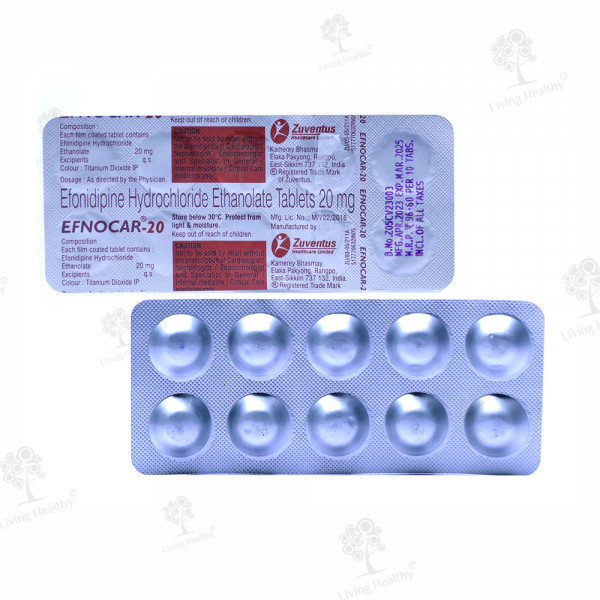 EFNOCAR 20 MG TAB  (10 TAB)