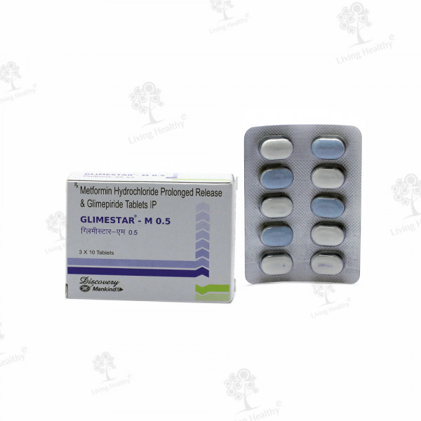 GLIMESTAR M 0.5 MG TAB (10TAB)