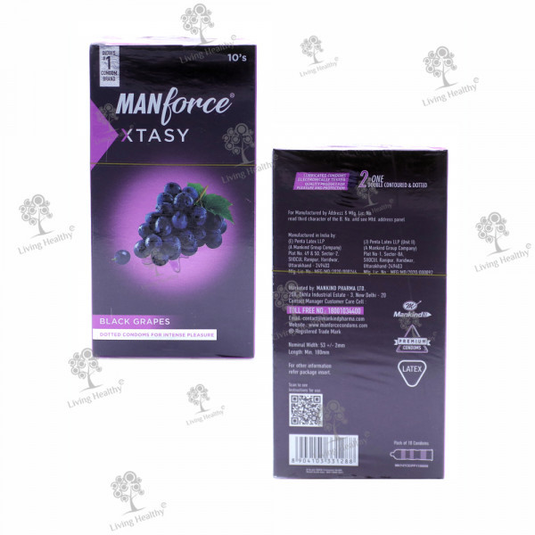 MANFORCE BLACK GRAPES  (10PCS)