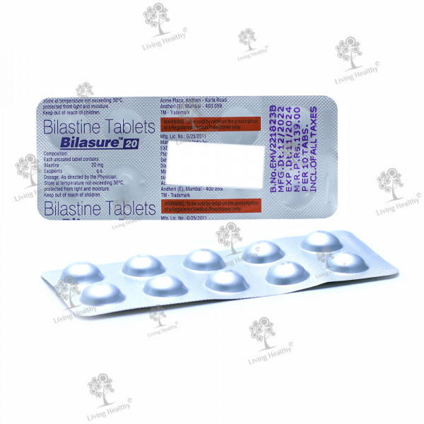 BILASURE  20 MG TAB (10TAB)