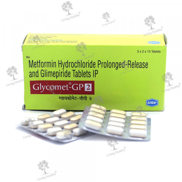 GLYCOMET GP 2 MG TAB (15TAB)