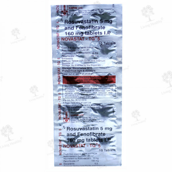 NOVASTAT TG 5 MG TAB (10TAB)