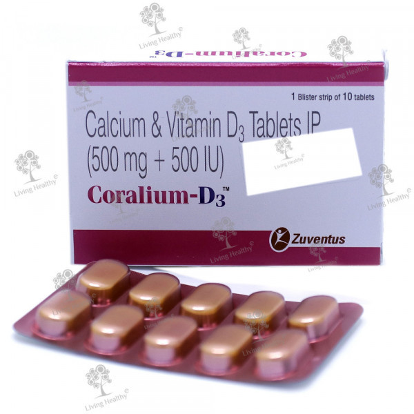CORALIUM D3 FORTE TAB (10 TAB)