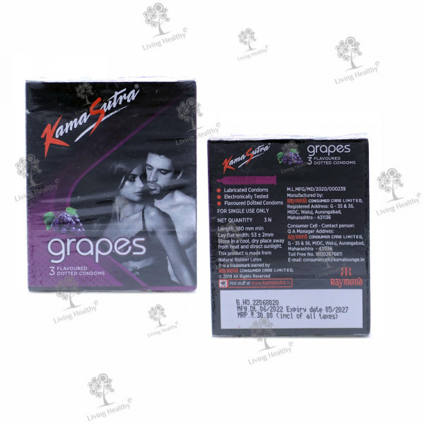 KS CONDOMS (GRAPES)  (3 PCS)