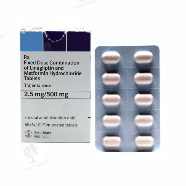 TRAJENTA DUO 2.5 MG-500 MG TAB (10 TAB)