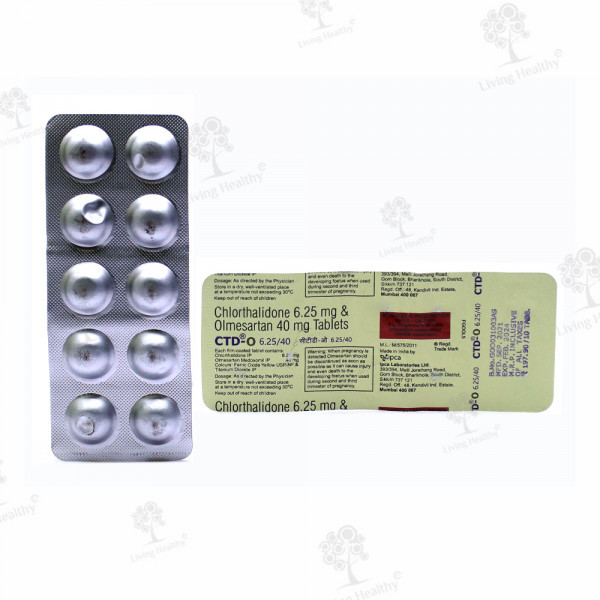 CTD O 12.5/20 MG TAB (10 TAB)