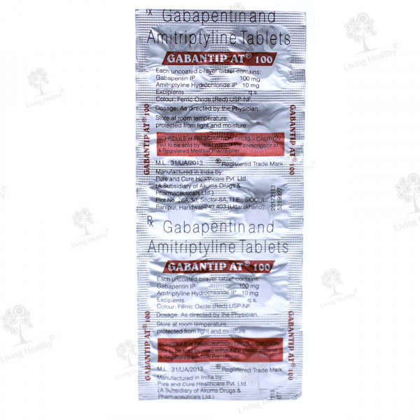 GABANTIP AT 100 MG TAB (10 TAB)