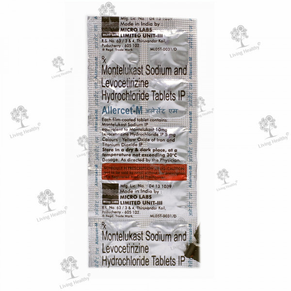 ALLERCET M TAB (10TAB)