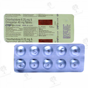 CTD O 6.25 MG-40 MG TAB (10 TAB)