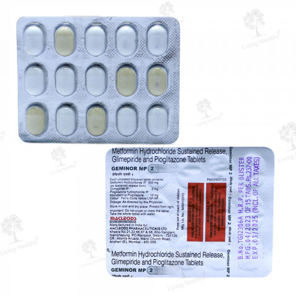 GEMINOR M 2 MG TAB (15 TAB)