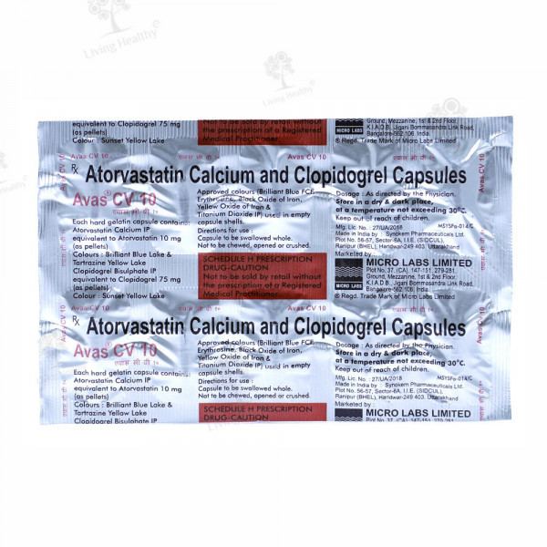 AVAS CV 10MG CAP (10 CAP)