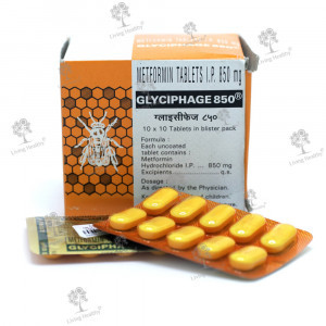GLYCIPHAGE 850 MG TAB (10TAB)