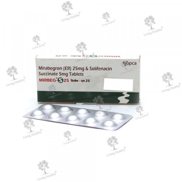 MIRBEG S 25 MG TAB (10TAB)