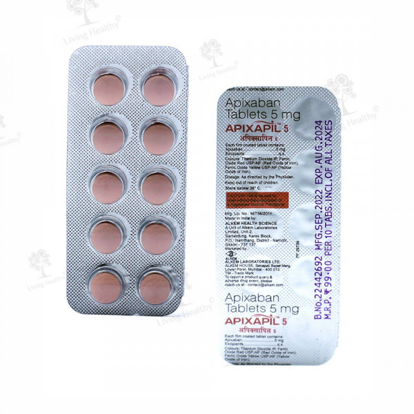 APIXAPIL 5 MG  (10TAB)