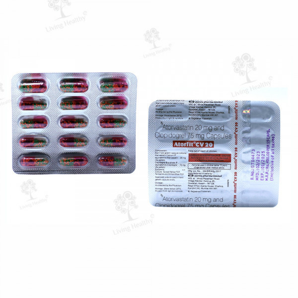 ATORFIT CV 20 MG CAP  (15 CAP)