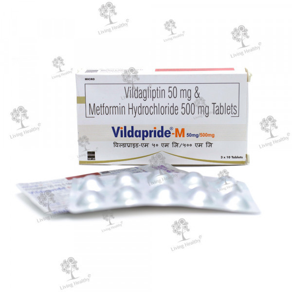 VILDAPRIDE M 50/500 MG(10 TAB)