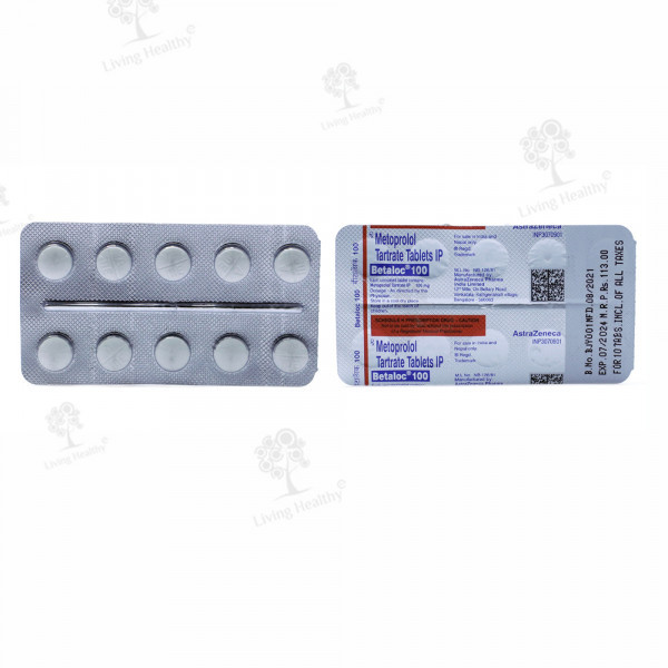 BETALOC 100 MG TAB (10 TAB)