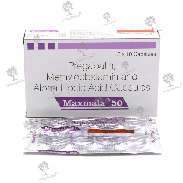MAXMALA 50 MG CAP (10 CAP)
