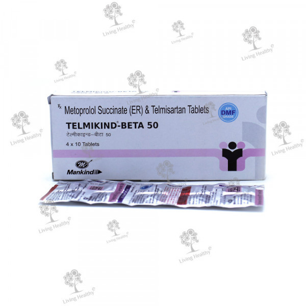 TELMIKIND BETA 50 MG TAB (10 TAB)
