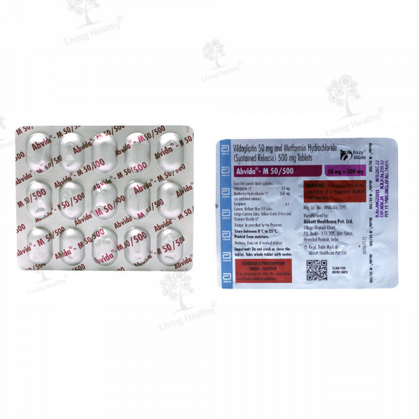 ABVIDA M 50/500 MG  (15TAB)