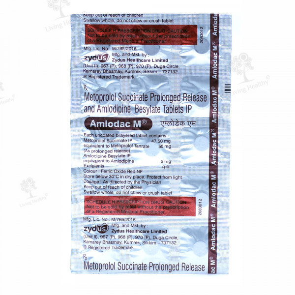 AMLODAC M 5/50 MG TAB (15TAB)