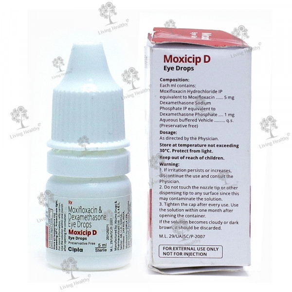 MOXICIP D EYE DROPS (5ML)