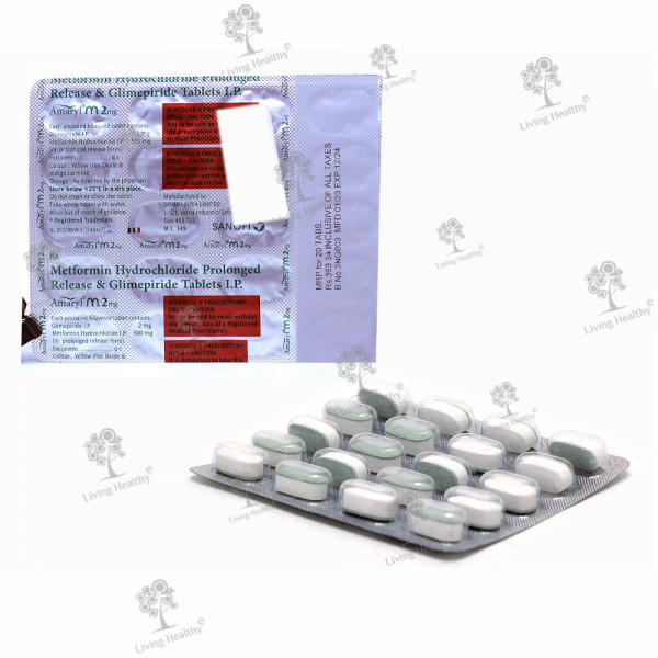AMARYL M 2 MG TAB (20 TAB)