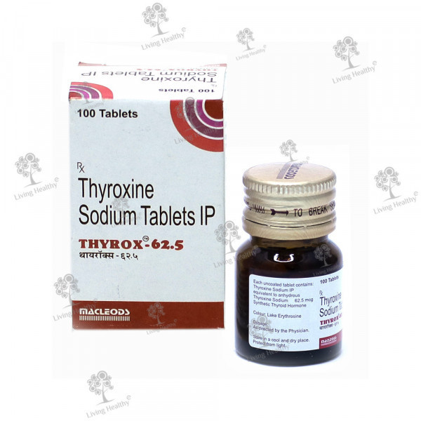 THYROX 62.5 MG TAB (100 TAB)