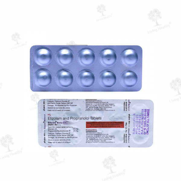 ETIZOLA BETA 0.5 MG TAB (10TAB)