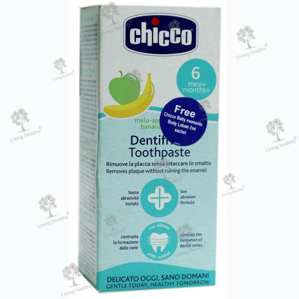BABY TOOTH PASTE 6 M+ CHICCO (50 ML)