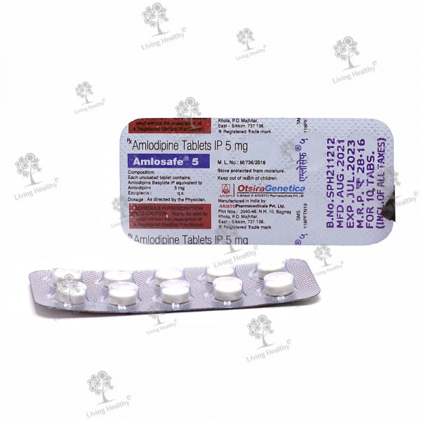 S AMLOSAFE 5 MG TAB (10TAB)