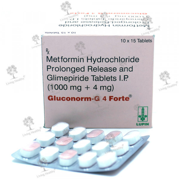 GLUCONORM G 4 FORTE TAB (15TAB)