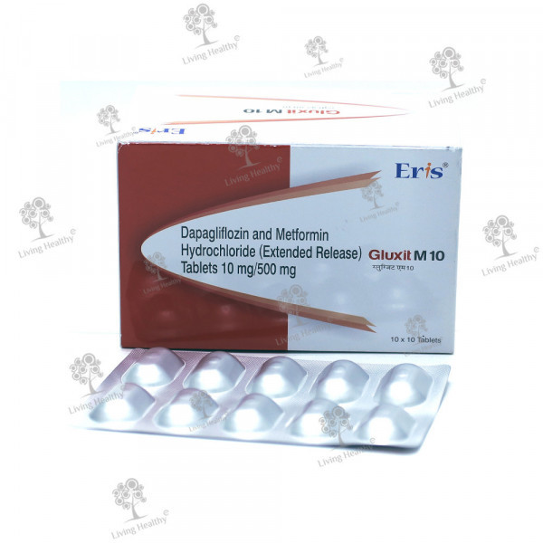 GLUXIT M 10/500 MG (10 TAB)