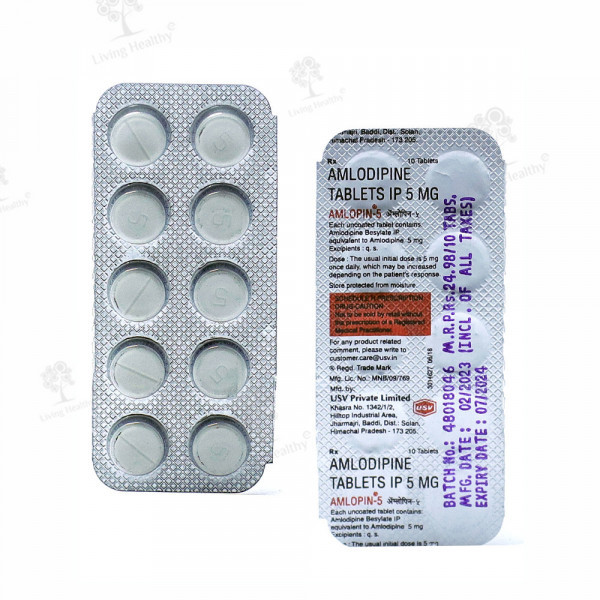 AMLOPIN 5 MG TAB (10TAB)