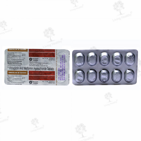 ENCELIN M 50/500 MG  (10TAB)