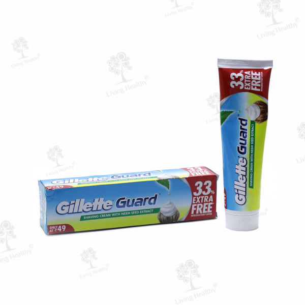 GILLETTE GUARD SHAVING CREAM (125GM)