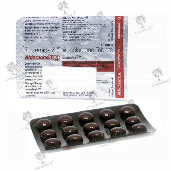 ALDACTONE T 5 MG TAB (15TAB)