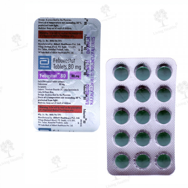 FEBUSTAT 80 MG TAB (15 TAB)