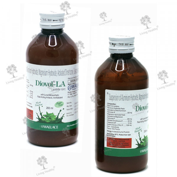 DIOVOL LA MINT (SF) SYRUP  (200 ML)