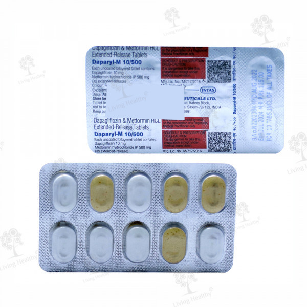 DAPARYL M 10/500 MG  (10 TAB)