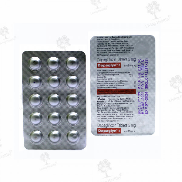 DAPAGLYN 5 MG TAB (15 TAB)