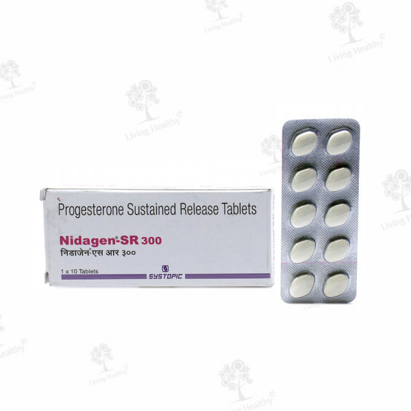 NIDAGEN SR 300 MG TAB (10 TAB)