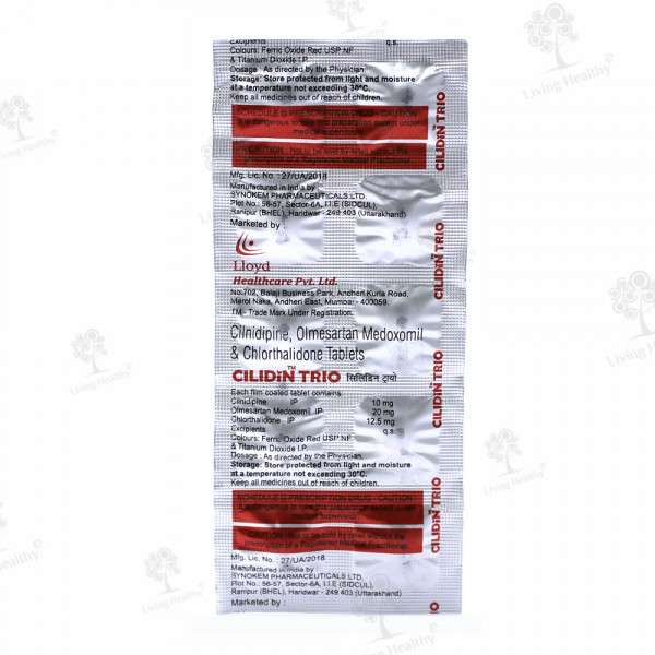 CILIDIN  TRIO 20 TAB (10 TAB)