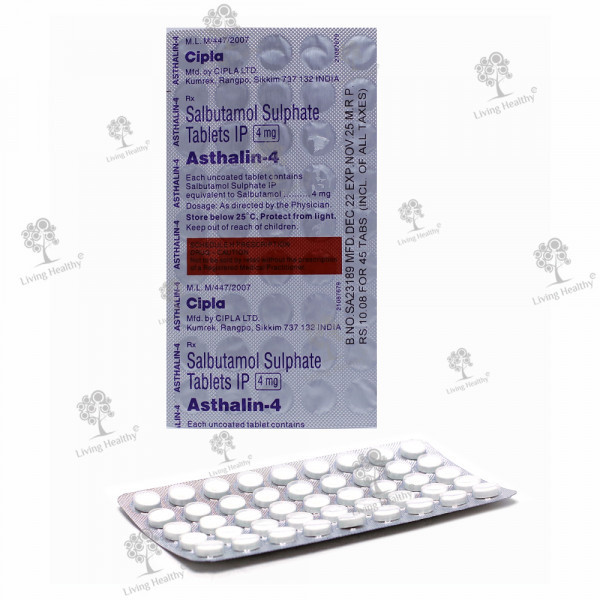 ASTHALIN 4 MG TAB (45TAB)