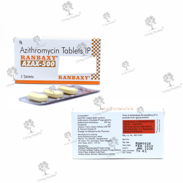 AZAX 500 MG TAB (3 TAB)