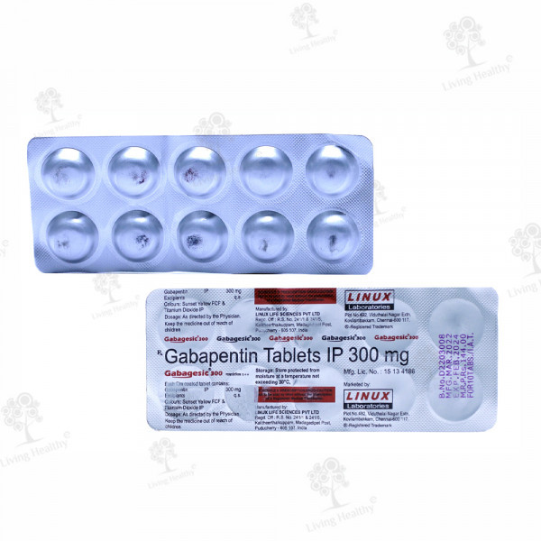 GABAGESIC 300 MG  (10 TAB)