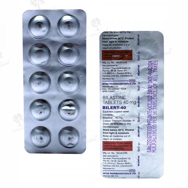 BILERT 40 MG TAB  (10 TAB)
