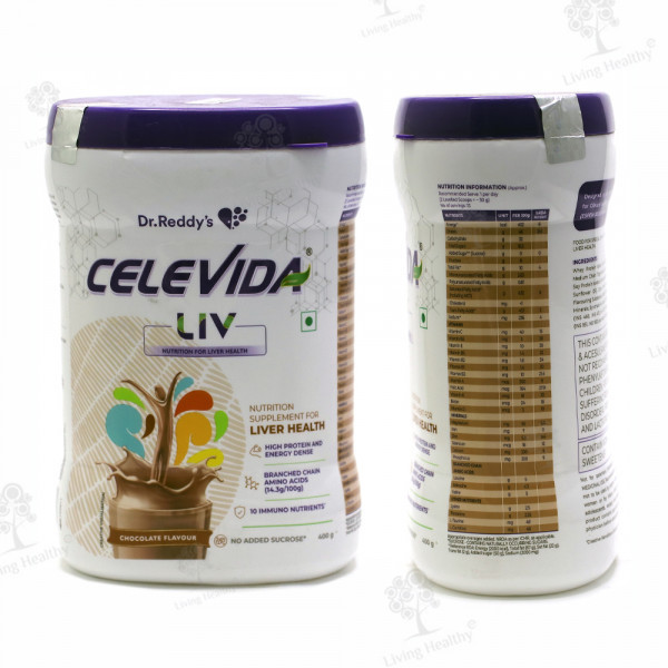 CELEVIDA LIV CHOCOLATE  (400GM)