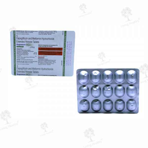 DAPAMAC M 5/500 MG TAB  (15 TAB)