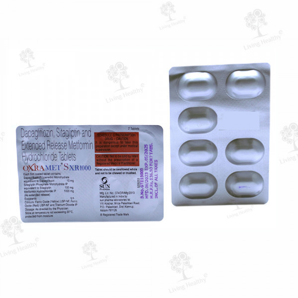 OXRAMET S XR 1000 MG  (7 TAB)